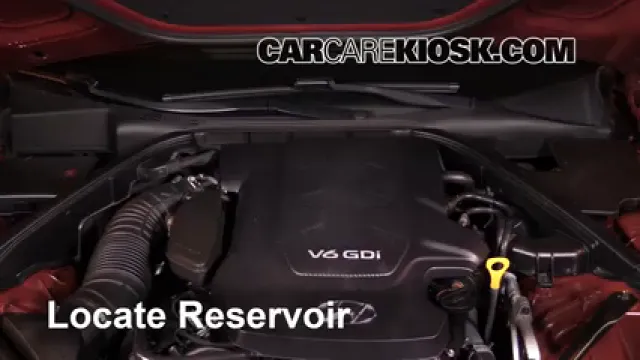 2016 Hyundai Genesis 3.8 3.8L V6 Liquide essuie-glace Ajouter du liquide